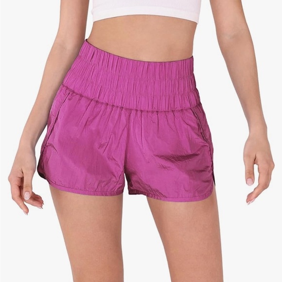 COPY - ODODOS Goto Athletic Shorts for Women Elastic High Waisted Hot Pink BRAN… - Picture 1 of 3